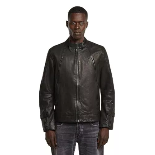 G-STAR 8721136008785 Chaqueta de motorista de piel JKT para hombre