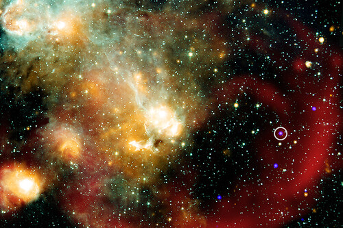 ASKAP J1832-0911 visto por el telescopio espacial Chandra de la NASA