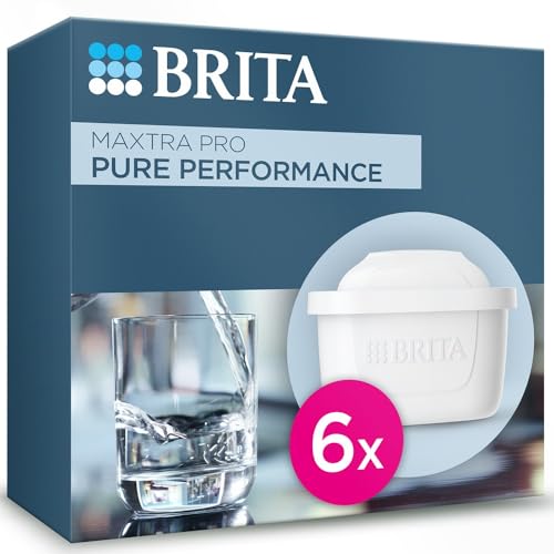 BRITA - 6 Cartuchos Filtrantes de Agua MAXTRA PRO Pure Performance 