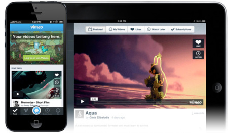 Vimeo actualiza su aplicación para iOS