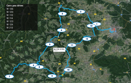 Ruta Mercedes Clasicos