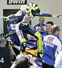 Valentino Rossi y las leyendas del deporte