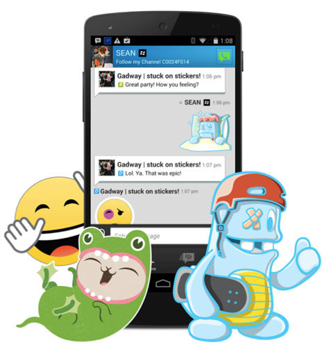 BBM stickers