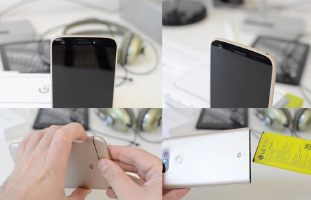 Desmontaje de batería en el LG G5