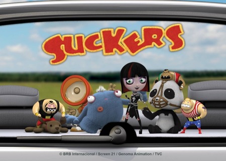 LLega a Clan el divertido humor de los Suckers, unos pequeños juguetes que viajan en la parte de atrás de los coches