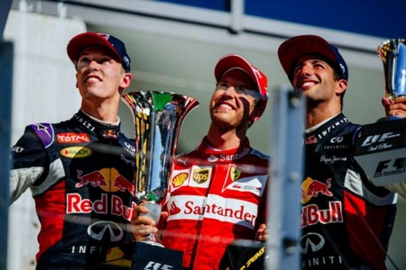 Impredecible Gran Premio de Hungría con victoria de Sebastian Vettel recordando a Bianchi