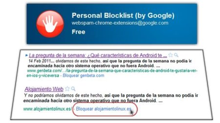 Personal Blocklist: personalizando, y ayudando, las búsquedas de Google