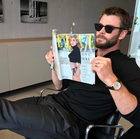 Chris Hemsworth también se enfada con la prensa. Los famosos están que arden