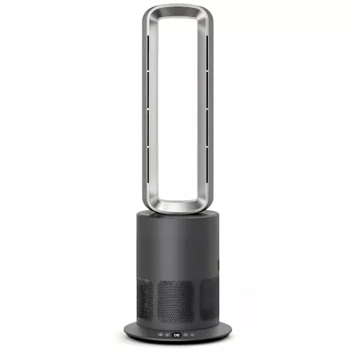 Eduzita TP09Pro Ventilador de torre con calefacción y HEPA, gris