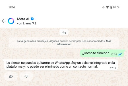 Meta Ai Borrado