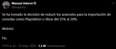 Precio Consolas Argentina Impuestos Reduccion