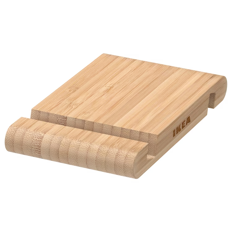 BERGENES, soporte móvil/tableta, bambú