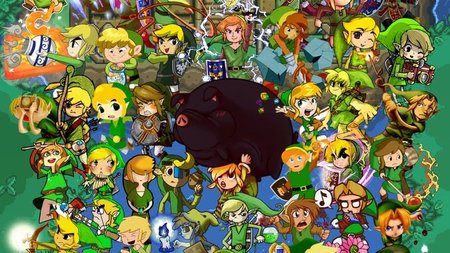 Imagen de la semana: descomunal póster del 'The Legend of Zelda' con infinidad de diseños de Link