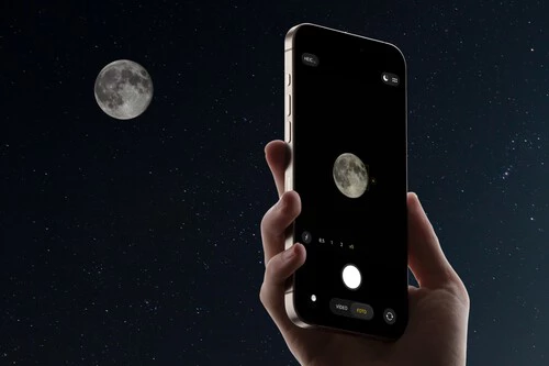 Hacer foto luna iPhone