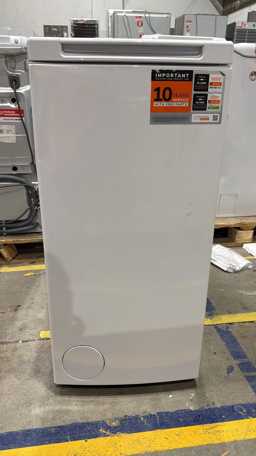 Lavadora carga superior - Whirlpool TDLR 7232BS NX, 7 kg, 1200 rpm, 7 programas,