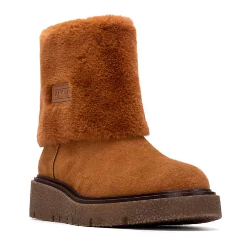 Carmela - Botín Mujer Camel - Calzado Cómodo y Versátil - Moda casual - Modelo 16267101 