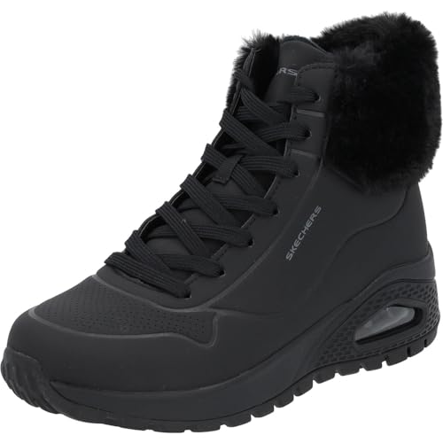 Skechers Uno Rugged Fall Air, Botas Mujer, Negro, 37 EU