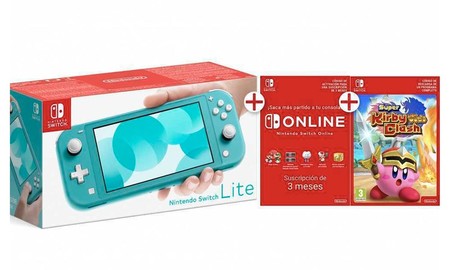 En eBay, sigues teniendo disponible la Switch Lite con Super Kirby Clash y 90 días de Nintendo Online por 208,95 euros usando el cupón PDESCUENTO5