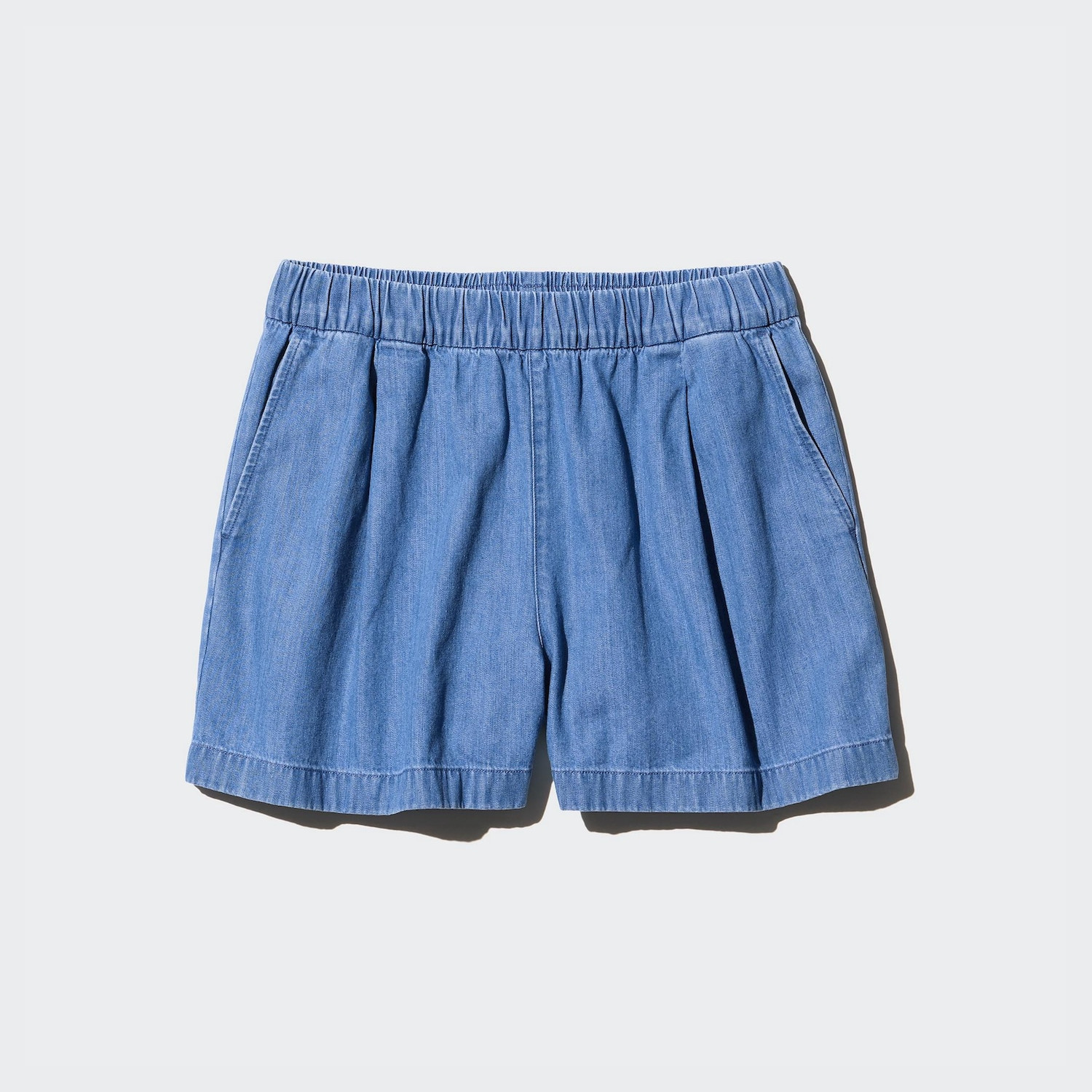 Pantalón corto confort algodón (vaquero)