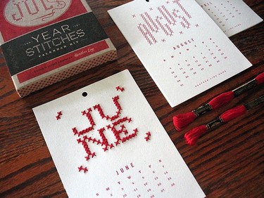 Empecemos el 2014 de la mejor manera: con un calendario DIY 