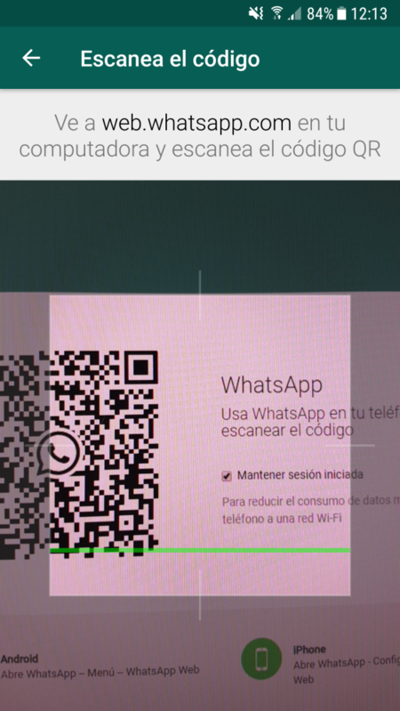 Escanea El Codigo Qr De Whatsapp Web