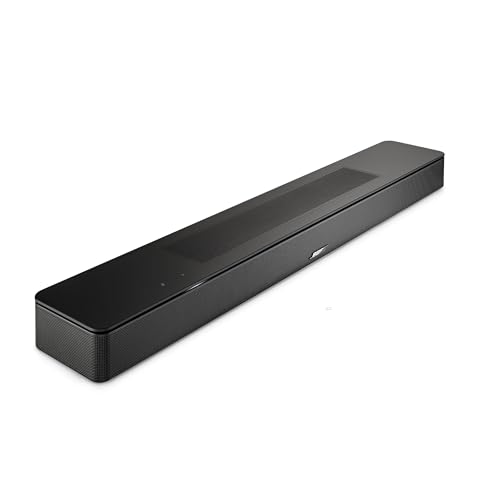 Bose Barra de Sonido Inteligente Dolby Atmos, Altavoz de Barra de Sonido Bluetooth con Control por Voz y Amazon Alexa Integrado, Funciona con Google Assistant, Negro