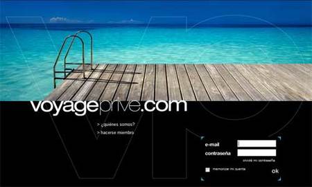 Voyage Privé, un club privado de viajes poco funcional