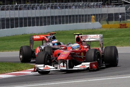 McLaren y Alonso destacan en la mejor carrera del año. Bandera a Cuadros GP de Canadá 2010