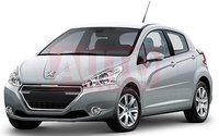 Recreación del Peugeot 208, el sucesor del 207