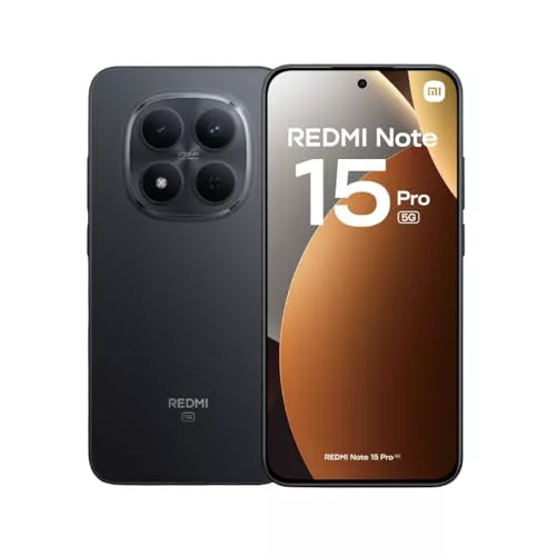 Redmi Note 15 Pro 8+256 Black (No Power Adapter Included)