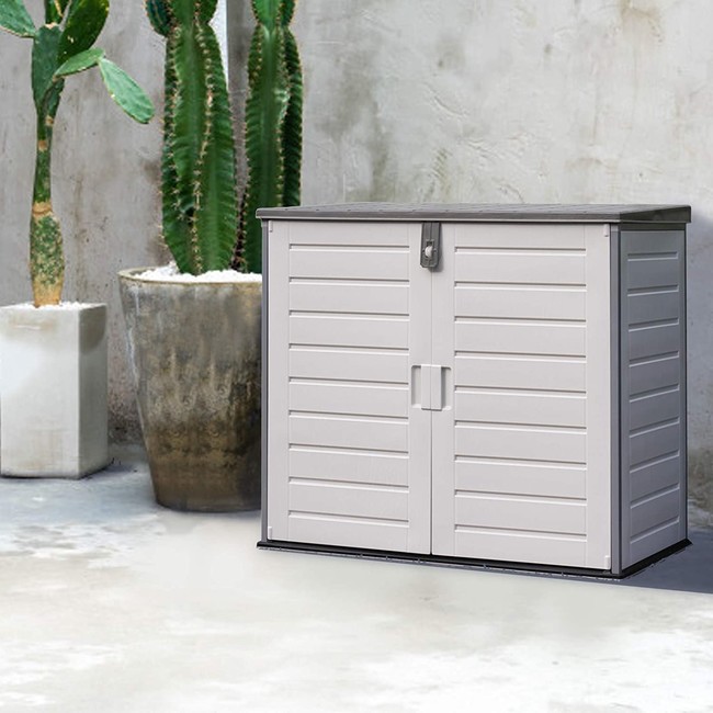 13 prácticos muebles de almacenamiento de exterior, para recoger jardín