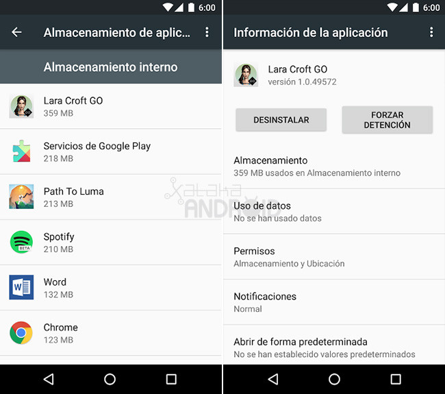 ¿Cómo liberar espacio de almacenamiento en Android?