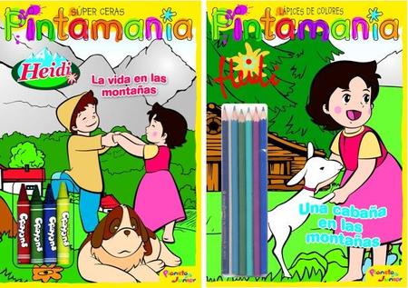 Libros de Heidi para colorear