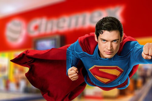 Boleto Conmemorativo Coleccionable Especial Superman Cinemex Mexico