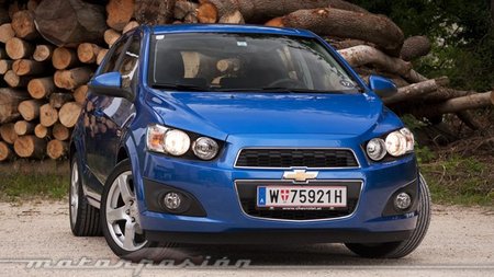 Chevrolet Aveo, presentación y prueba en Zurich