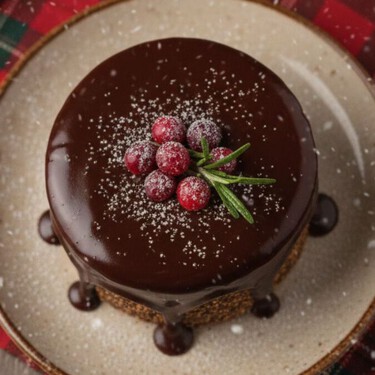 Mini pastel de chocolate y amaranto: el snack saludable listo en 35 minutos perfecto para Navidad