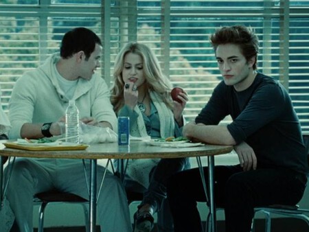 Una de las escenas del instituto en 'Crepúsculo'