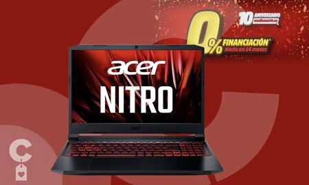 Este potente portátil gaming Acer Nitro 5 está rebajado y se puede financiar hasta en 24 meses sin intereses esta semana en MediaMarkt