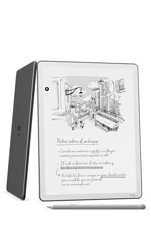 Amazon Kindle Scribe (última generación): más fino, ligero y rápido, con pantalla similar al papel de 11" y luz frontal; escribe en cuadernos, documentos y libros (32 GB)