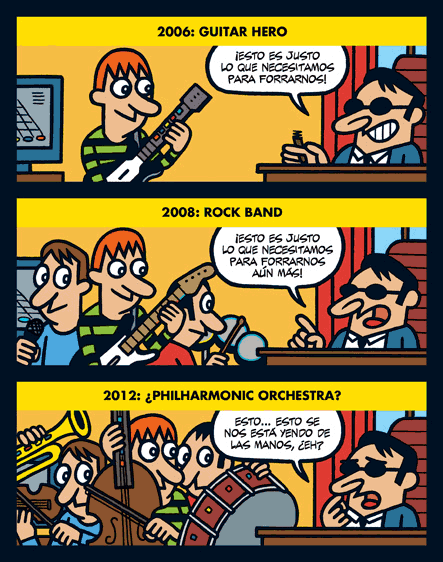 La sobreabundancia de juegos musicales