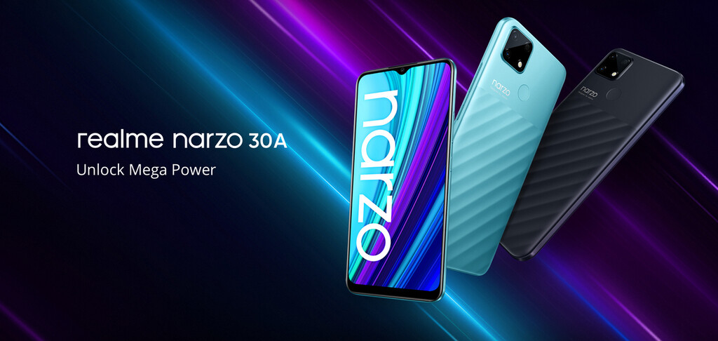 Realme Narzo 30A: cerebro MediaTek para un móvil muy básico con batería de 6.000 mAh