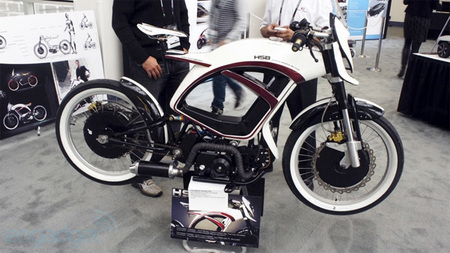 Hybrid Sports Bicycle: una moto híbrida a tres bandas con motor de combustión