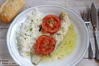 Merluza exprés en el microondas. Receta rápida 