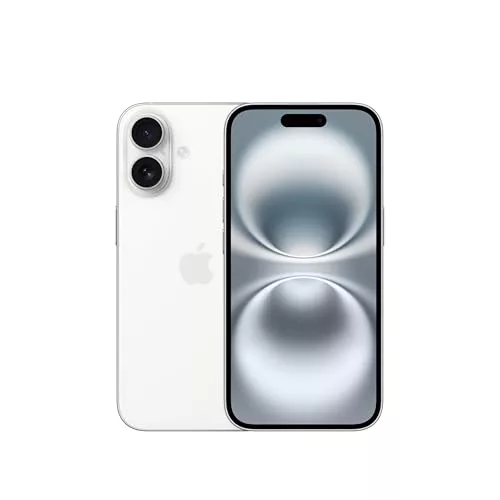 Apple iPhone 16 de 128 GB: Smartphone 5G con Control de Cámara, Chip A18 y un subidón en autonomía. Compatible con los AirPods; Blanco Apple iPhone 16 de 128 GB: Smartphone 5G con Control de Cámara, Chip A18 y un subidón en autonomía. Compatible con los AirPods; Blanco