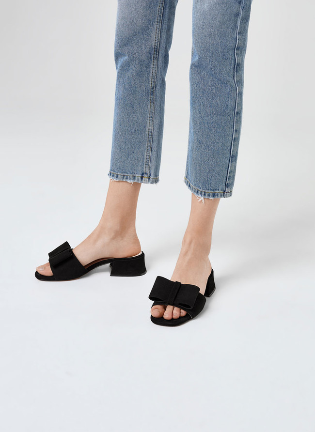 sandalias negro lowcost