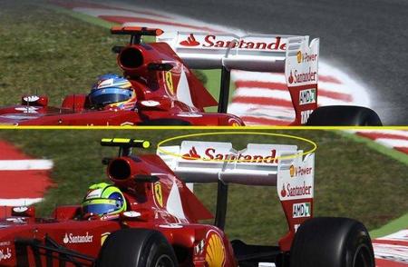 La FIA aprobó el nuevo alerón trasero del Ferrari 150º Italia el jueves