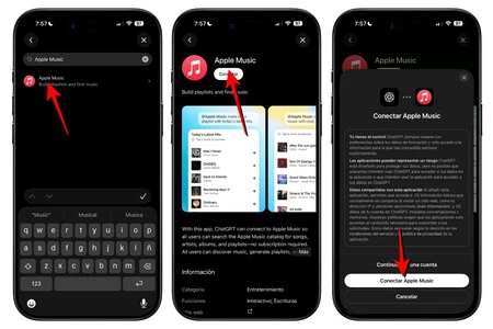 Integracion Apple Music En Chatgpt Paso 2