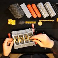 Este motor LS3 V8 a escala está hecho con impresora 3D, se monta como uno de verdad ¡y funciona!