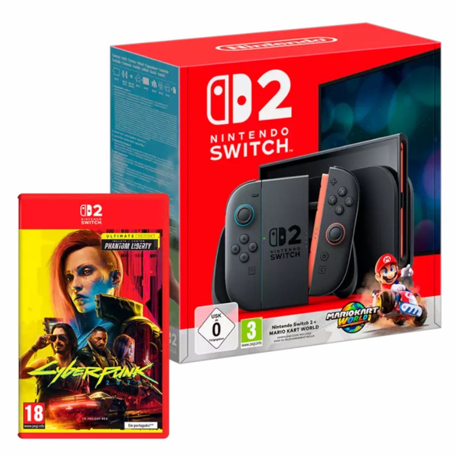 Nintendo Switch 2 + Mario Kart World + Cyberpunk 2077 (edición ultimate)