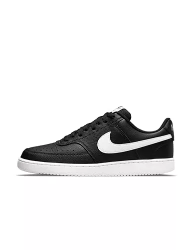 NIKE Nike Court Vision Low Next Nature, Sneaker Hombre, Negro Black White, 40.5 EU